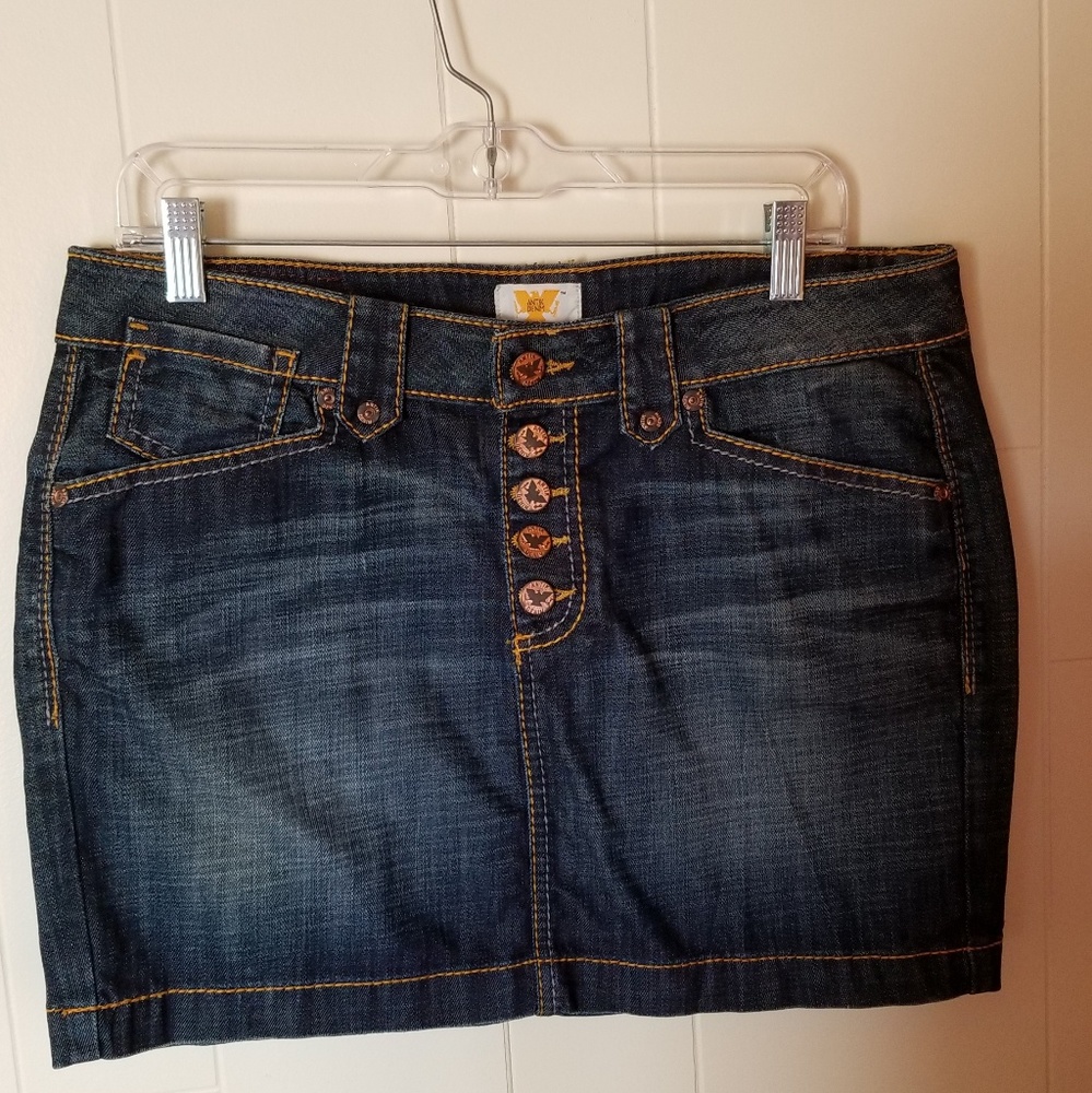 Antik Denim mini skirt